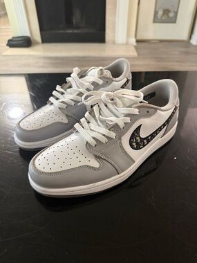 Jordan x Dior Air Jordan 1 Low Sneakers Size 12 CN8608-002